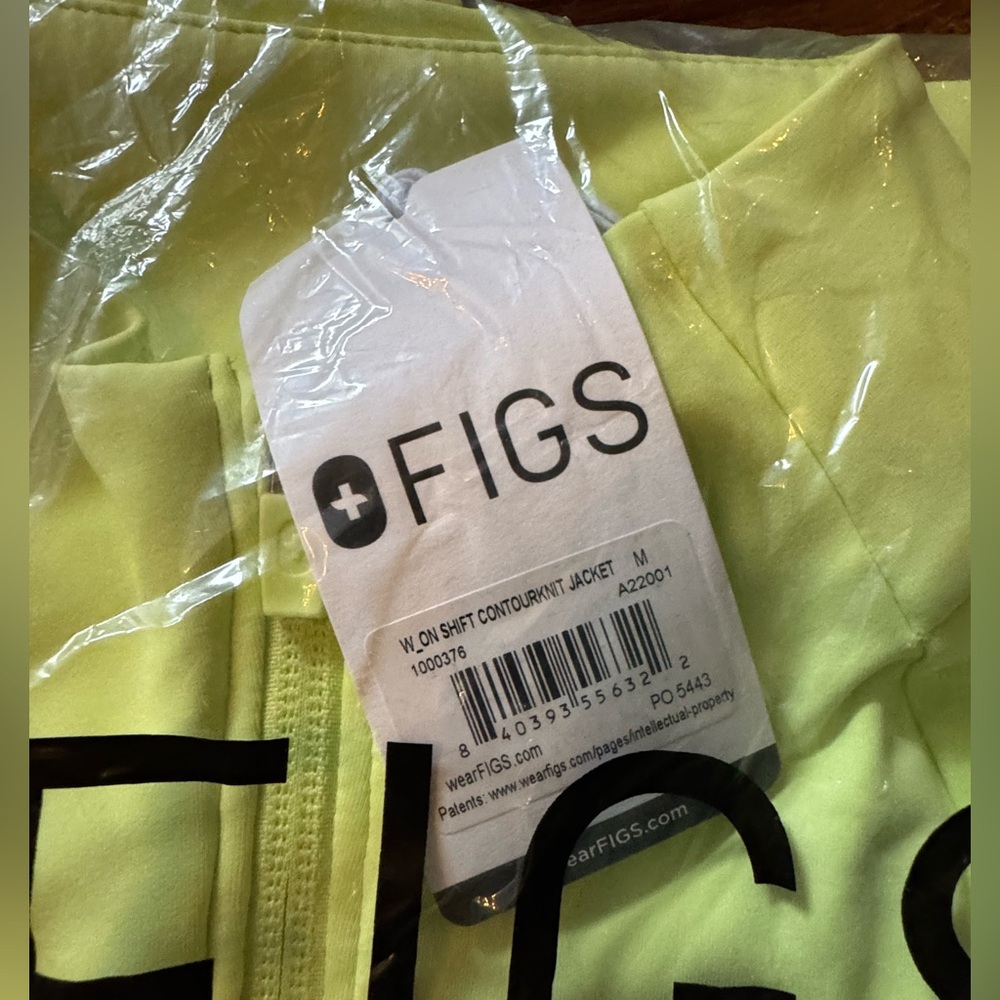 Figs Sea Mist On Shift Contourknit jacket